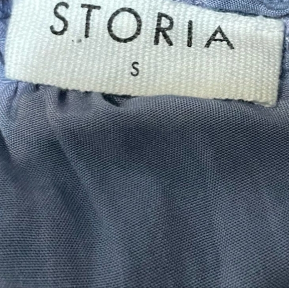 Storia Ocean Breeze Strapless Tie Dye High Low Maxi Dress Small - Picture 3 of 6